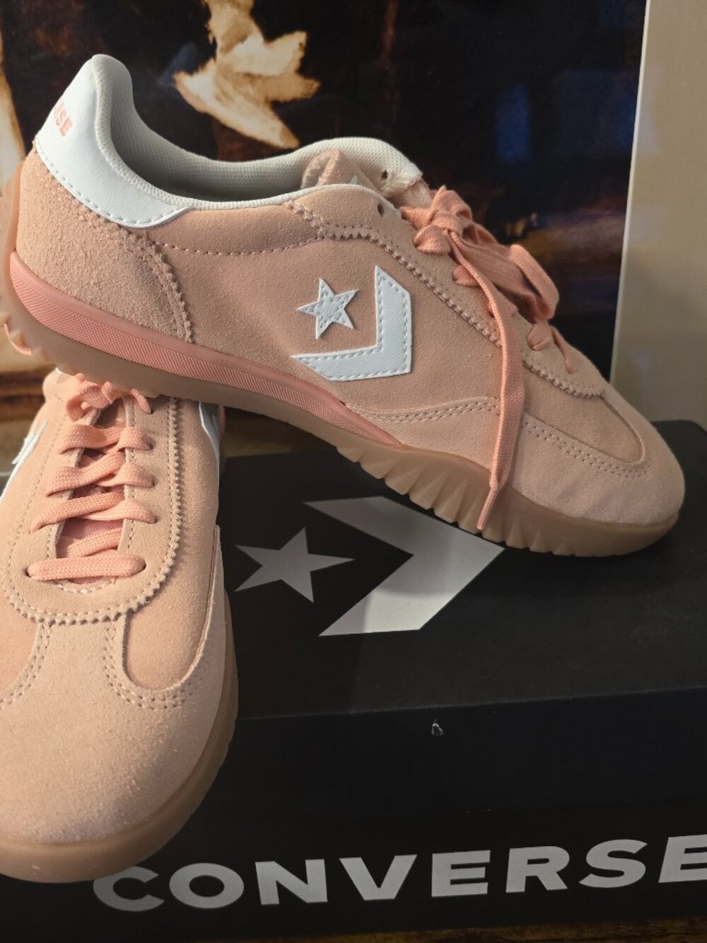 Converse Run Star Trainer Flamingo Fade Pink Suede Wmns 8.5 Mens 7 A11506C NEW